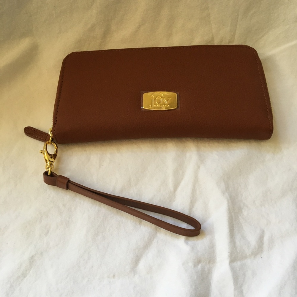 NEW Joy Mangano Designer Leather Wallet with RFID Protection